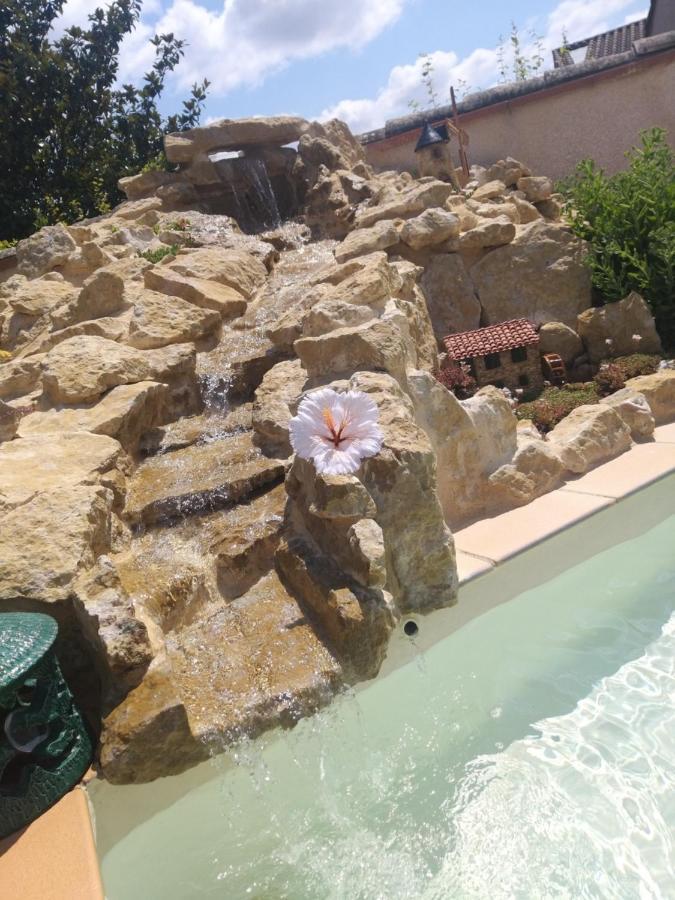 Gite T2 Avec Grande Piscine Lejlighed Villeneuve-la-Comptal Eksteriør billede